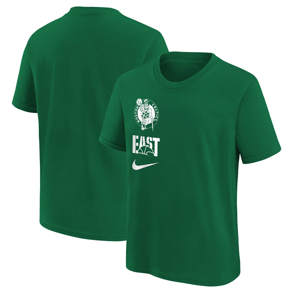 Youth Nike  Kelly Green Boston Celtics Vs Block Essential T-Shirt