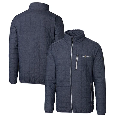 Men's Cutter & Buck Heather Charcoal THE PLAYERS Big Tall Rainier PrimaLoft Eco Insulated Full-Zip Puffer Jacket