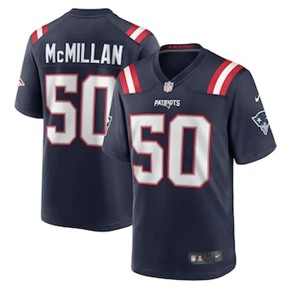 Men's Nike Raekwon McMillan Navy New England Patriots Home Game Player Jersey