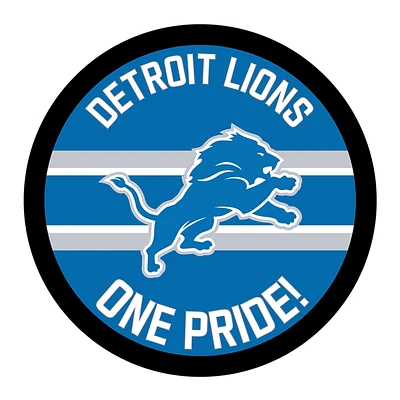 Detroit Lions 15" Round LED Lit Wall Sign