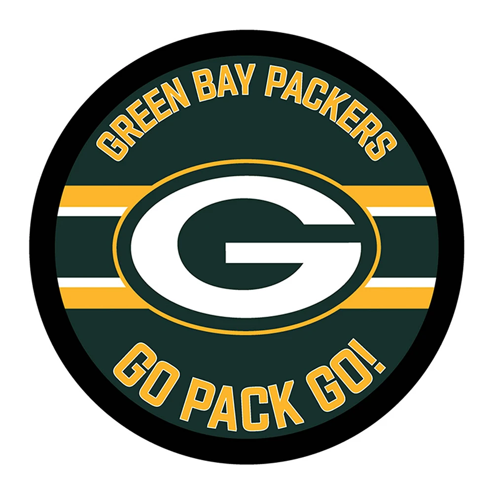 Green Bay Packers 15" Round LED Lit Wall Sign