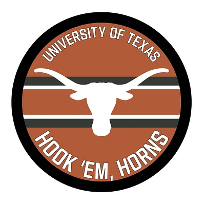 Texas Longhorns 15" Round LED Lit Wall Sign