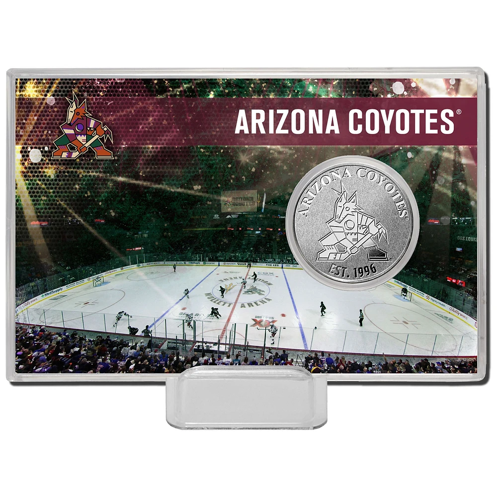 Highland Mint Arizona Coyotes Team History - Coin Card