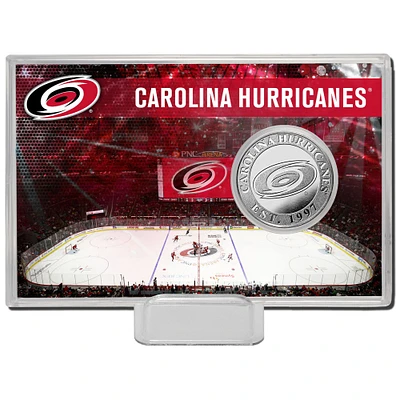 Highland Mint Carolina Hurricanes Team History - Coin Card