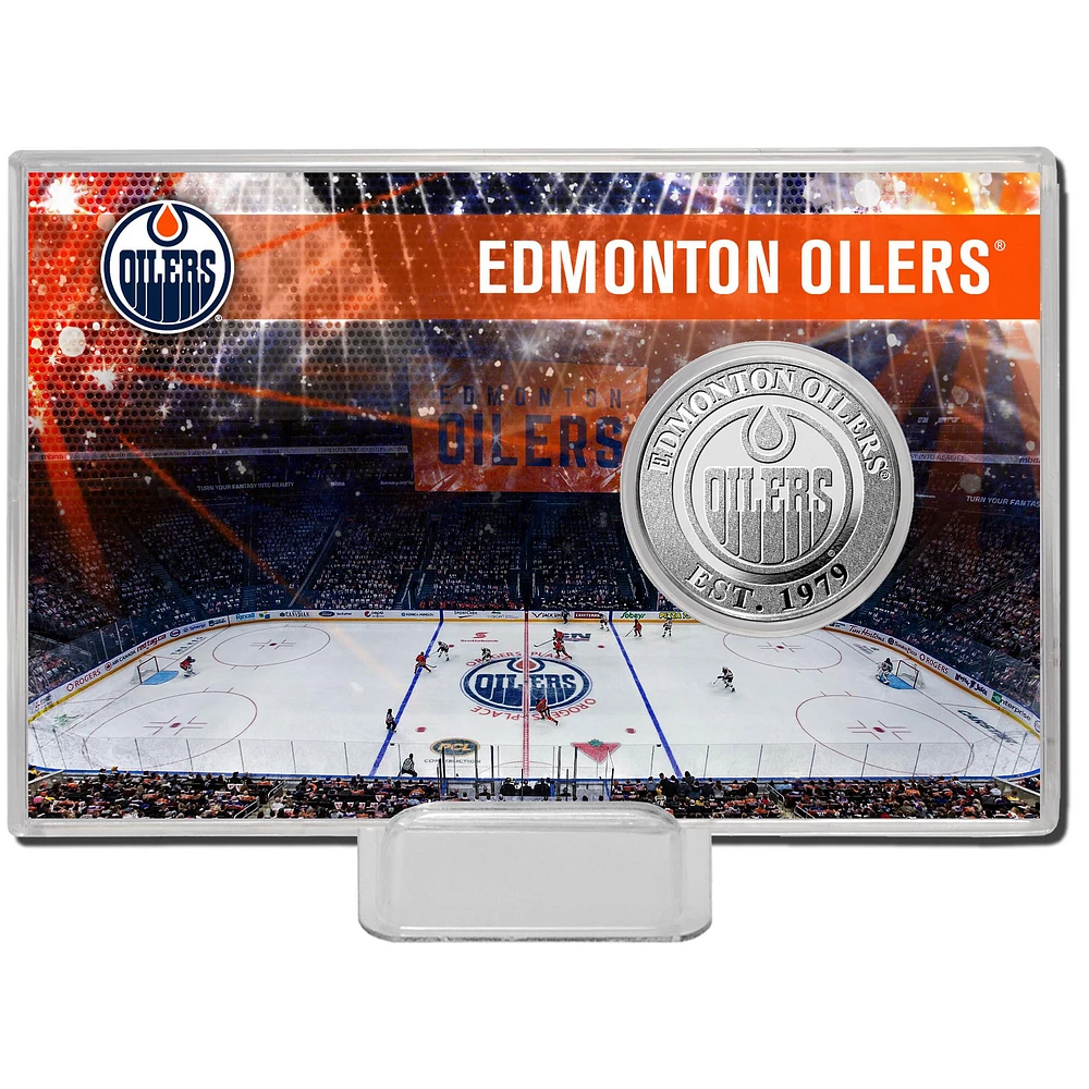 Highland Mint Edmonton Oilers Team History - Coin Card