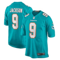 Men's Nike Calvin Jackson Aqua Miami Dolphins Home Game Player Jersey