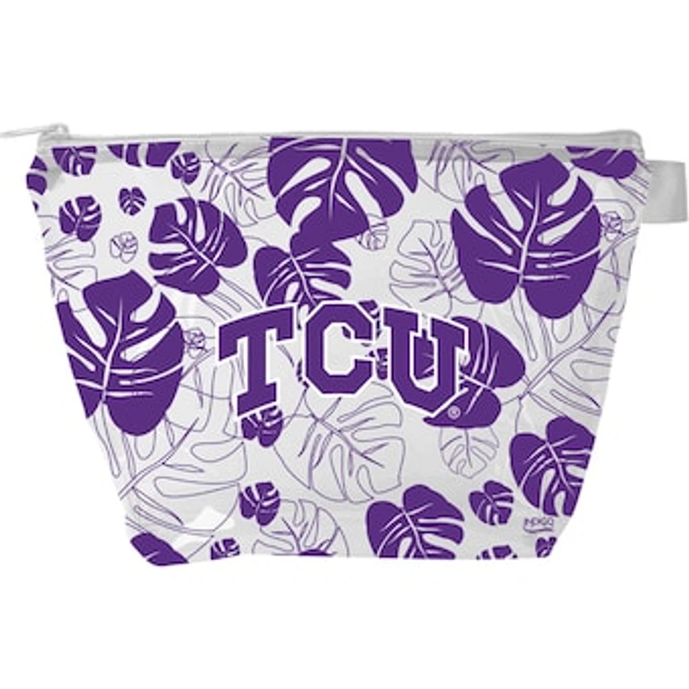 Women's TCU Horned Frogs Palm Cosmetic Purse Pouch