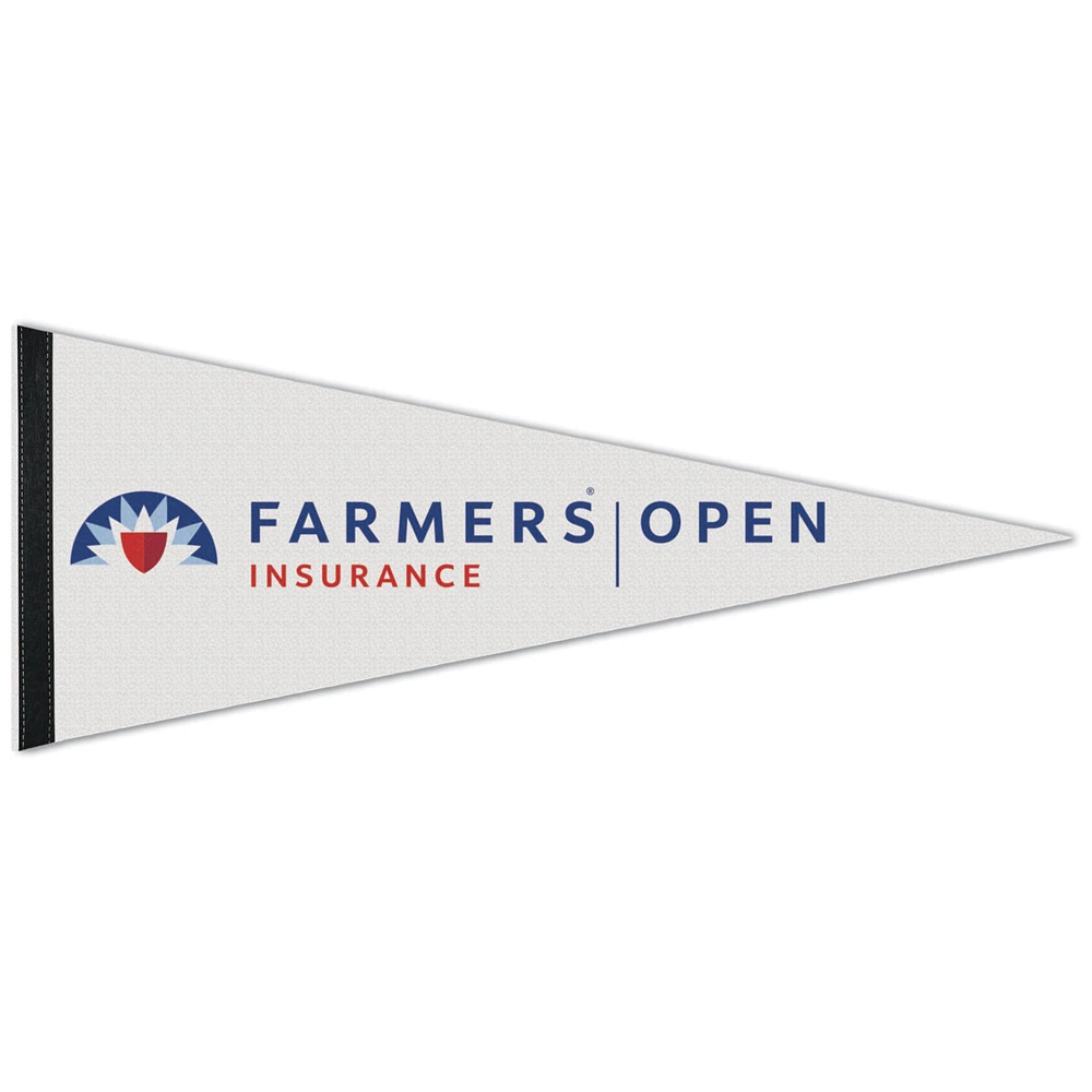 WinCraft Farmers Insurance Open 12'' x 30'' Premium Quality Pennant