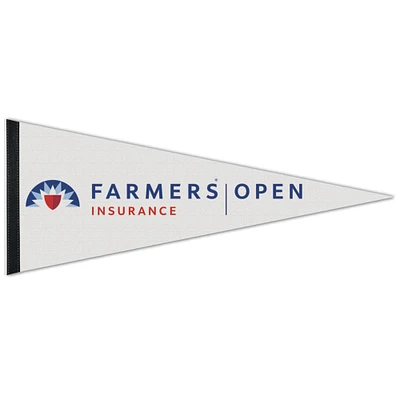 WinCraft Farmers Insurance Open 12'' x 30'' Premium Quality Pennant