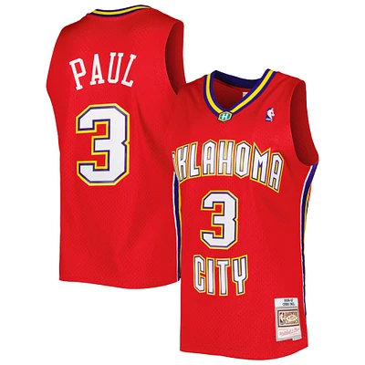 Men's Mitchell & Ness Chris Paul Red New Orleans Hornets 2006/07 Hardwood Classics Swingman Jersey