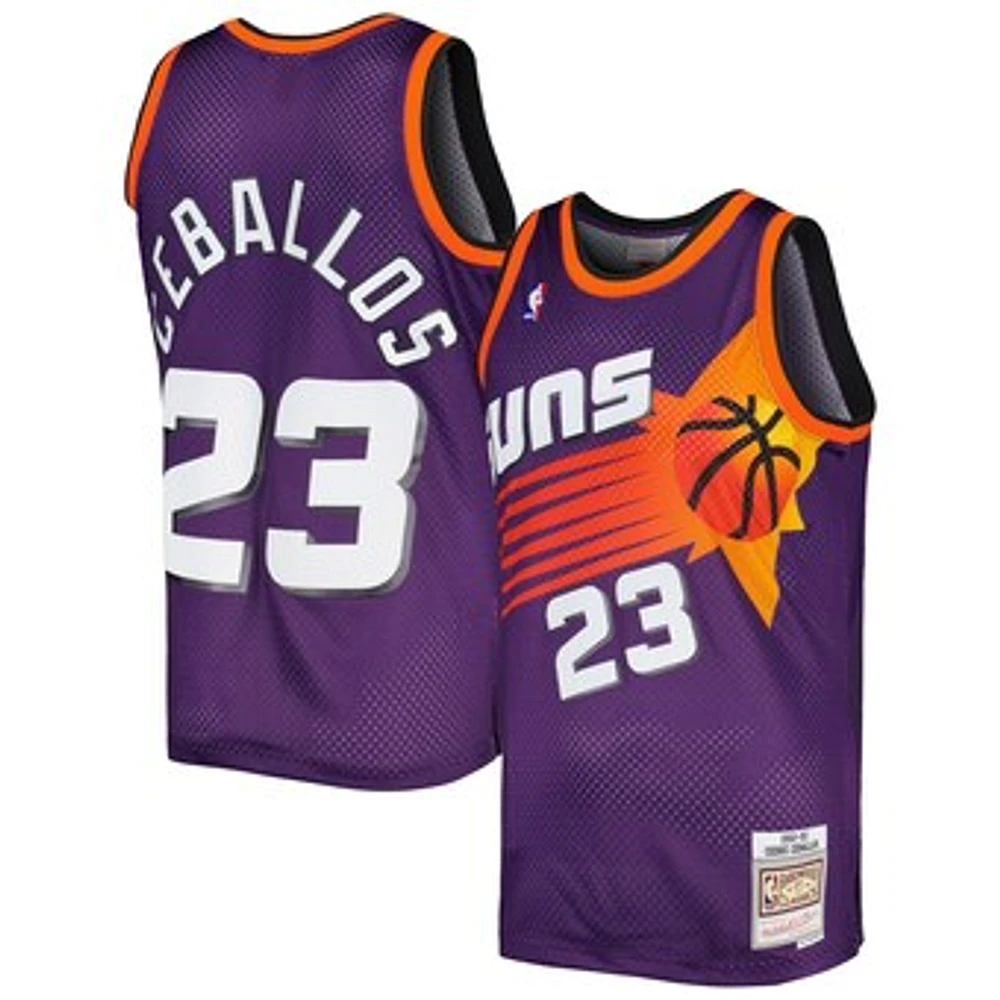 Men's Mitchell & Ness Cedric Ceballos Purple Phoenix Suns 1992/93 Hardwood Classics Swingman Jersey