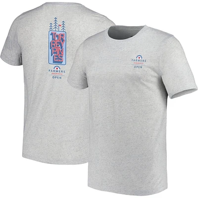 Men's Ahead Heather Gray Farmers Insurance Open Tri-Blend T-Shirt