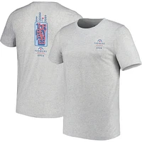 Men's Ahead Heather Gray Farmers Insurance Open Tri-Blend T-Shirt