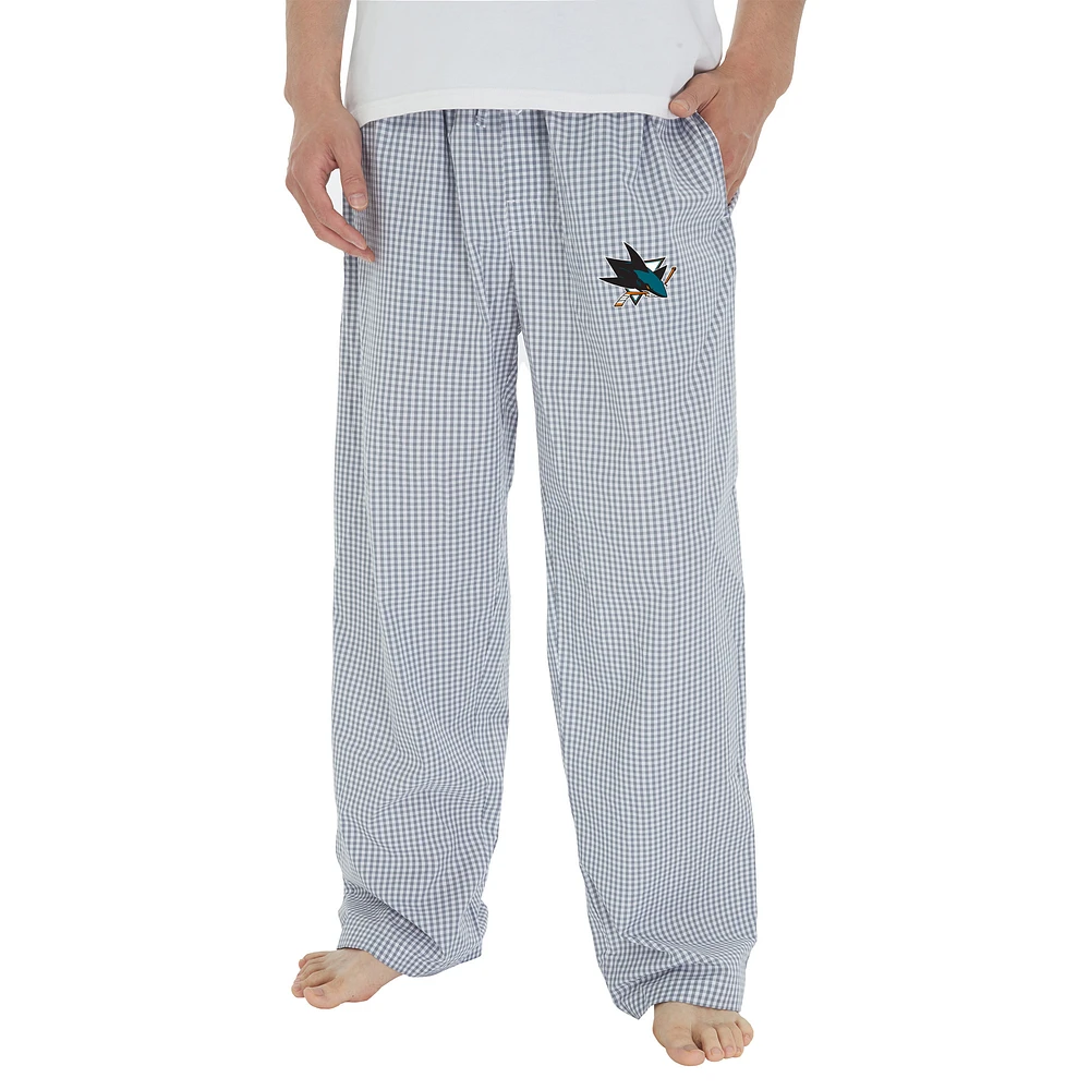 Men's Concepts Sport Gray San Jose Sharks Traditional Woven Pants