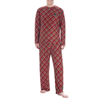 Men's Concepts Sport Red San Jose Sharks Holly Knit Long Sleeve Top & Pants Set