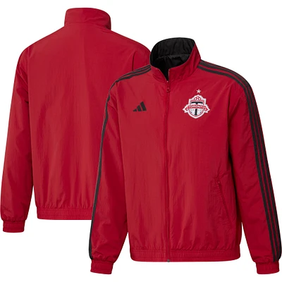 Men's adidas Red Toronto FC Anthem Full-Zip Reversible - Jacket