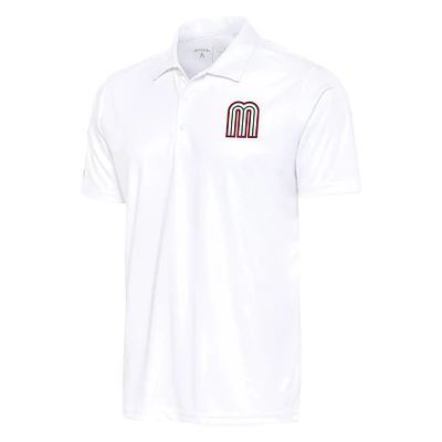 Men's Antigua White Mexico Baseball 2023 World Baseball Classic Tribute Polo