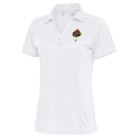 Women's Antigua White Pittsburgh Crawfords Tribute Polo
