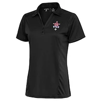 Women's Antigua Charcoal Detroit Stars Tribute Polo