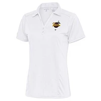 Women's Antigua White New Orleans Black Pelicans Tribute Polo