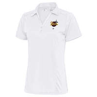 Women's Antigua White New Orleans Black Pelicans Tribute Polo