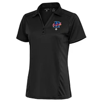 Women's Antigua Charcoal Cleveland Buckeyes Tribute Polo