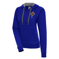 Women's Antigua Royal Pittsburgh Crawfords Victory Pullover Hoodie