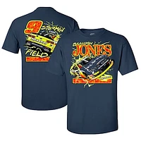 Men's JR Motorsports Official Team Apparel Navy Brandon Jones Car T-Shirt