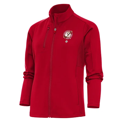 Women's Antigua Louisville Black Caps Generation Full-Zip Jacket