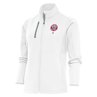 Women's Antigua White Memphis Red Sox Generation Full-Zip Jacket