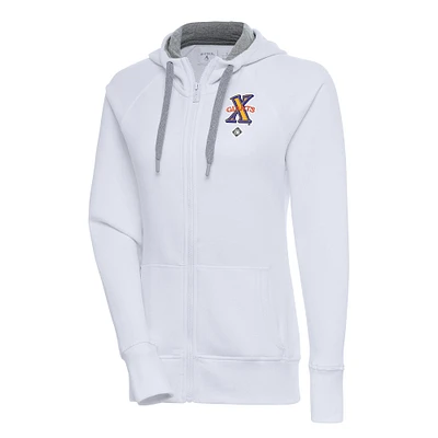 Women's Antigua Cuban Giants Victory Full-Zip Hoodie