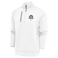 Men's Antigua Washington Black Senators Generation Quarter-Zip Pullover Top