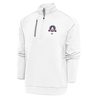 Men's Antigua Washington Black Senators Generation Quarter-Zip Pullover Top