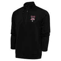 Men's Antigua Detroit Wolves Generation Quarter-Zip Pullover Top