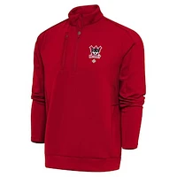 Men's Antigua Detroit Wolves Generation Quarter-Zip Pullover Top