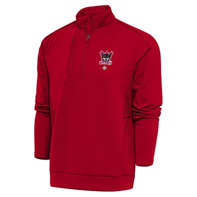 Men's Antigua Detroit Wolves Generation Quarter-Zip Pullover Top