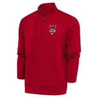 Men's Antigua Detroit Wolves Generation Quarter-Zip Pullover Top