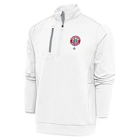 Men's Antigua Red Memphis Sox Generation Quarter-Zip Pullover Top