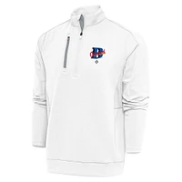 Men's Antigua Cleveland Buckeyes Generation Quarter-Zip Pullover Top