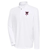Men's Antigua Detroit Wolves Tribute Quarter-Zip Pullover Top