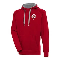 Men's Antigua Red Baltimore Elite Giants Victory Pullover Hoodie