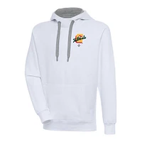 Men's Antigua White Hilldale Club Victory Pullover Hoodie