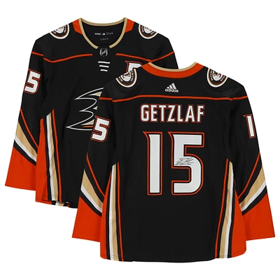 Ryan Getzlaf Anaheim Ducks Autographed Black Adidas Authentic Jersey