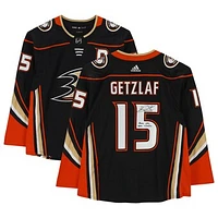 Ryan Getzlaf Anaheim Ducks Autographed Black Adidas Authentic Jersey with "Final NHL Game 4/24/22" Inscription