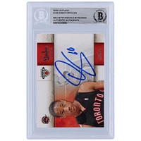 DeMar DeRozan Toronto Raptors Autographed 2009-10 Panini Studio #148 Beckett Fanatics Witnessed Authenticated Rookie Card