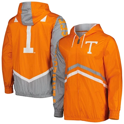 Men's Mitchell & Ness Tennessee Orange Volunteers Undeniable Full-Zip Windbreaker Jacket