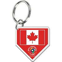 WinCraft Canada Baseball 2023 World Baseball Classic Premium Acrylic Key - Ring