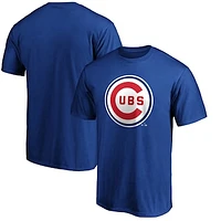 Men's Royal Chicago Cubs Cooperstown Collection Forbes Team Logo T-Shirt