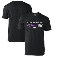 Men's Hendrick Motorsports Team Collection Heather Charcoal Alex Bowman Hot Lap T-Shirt