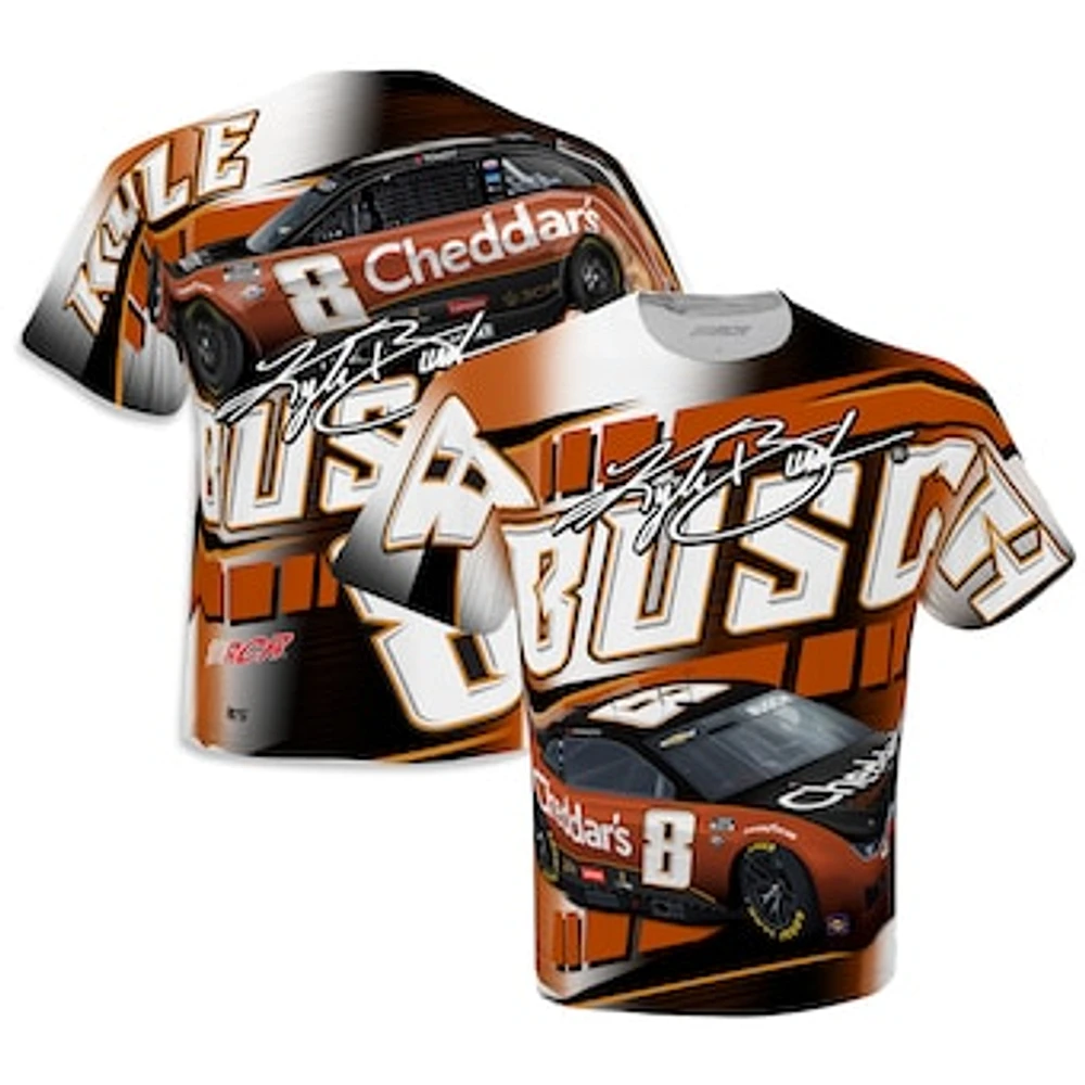 Men's Richard Childress Racing Team Collection White Kyle Busch Sublimated Accelerator T-Shirt